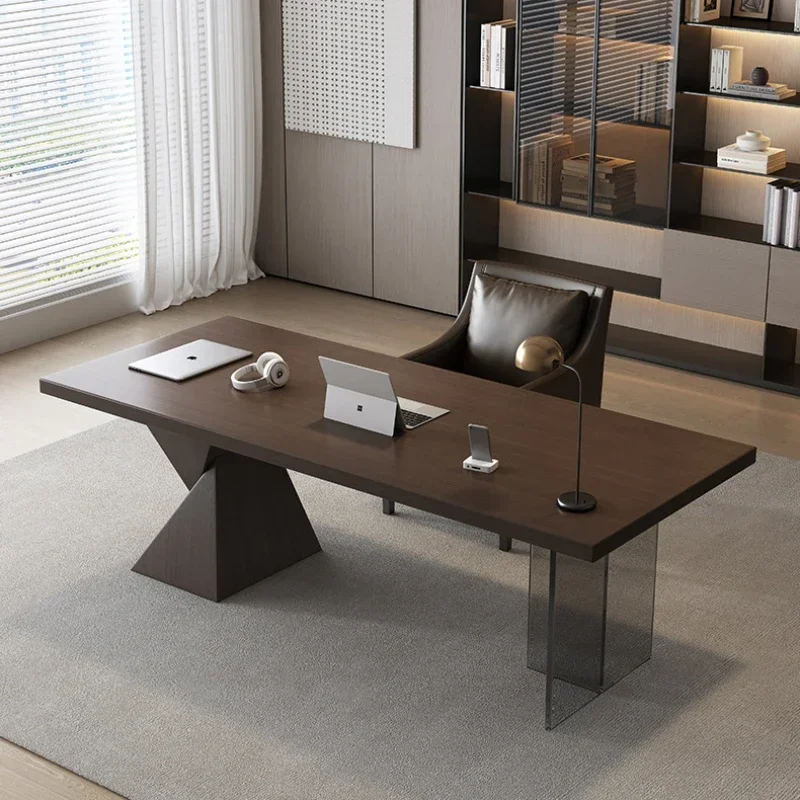 

Reception Luxury Manager Executive Desk Modern Designer Asthetic Large Standing Desk Executive Scrivania Entrance Hall Furniture