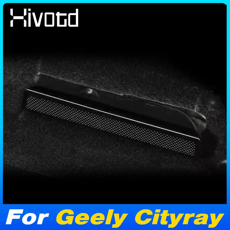 Car Under Seats Air Vent Duct Conditioner Outlet Grille Frame Trim Cover Interior Protection Accessories For Geely Cityray 2024