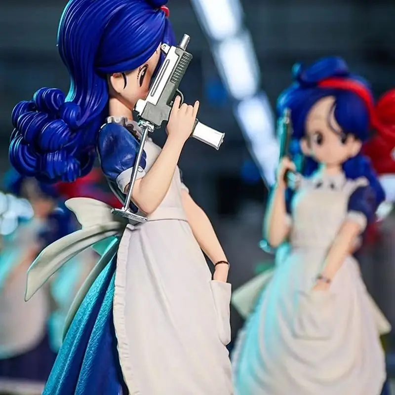 30cm Dragon Ball Z Ranchi Model Anime DBZ Super Saiyan Action Figure Toys Launch Figurine PVC GK Statue Ornaments Gift for Kids