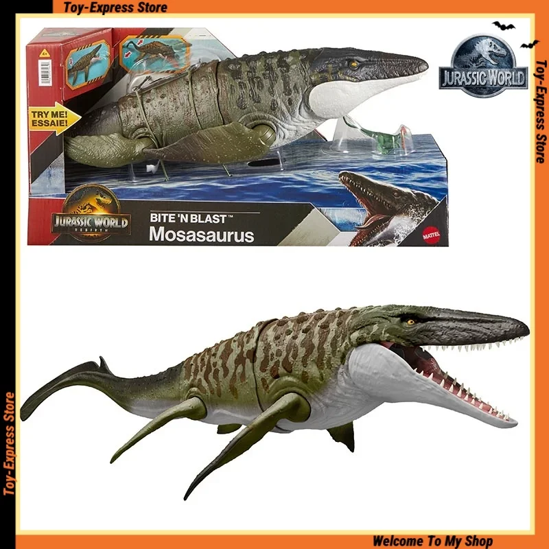 Jurassic World dinosaurios juguetes Mosasaurus dinosaurio grande modelo película figuras de animales niños juguetes para niños regalo de cumpleaños