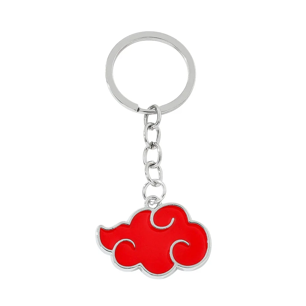 Red Cloud Keychain Charms Cartoon Fans Gifts Bag Key Chains Car Pendant For Young punk Gifts