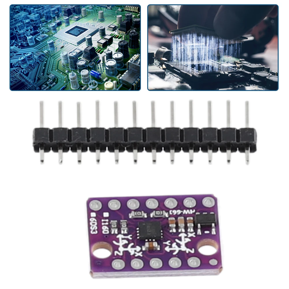 LSM6DS3 Accelerometer Gyro Digital Temperature Sensor Board 8kb FIFO Buffer 5V Breakout Module LSM6DS3 Accelerometer