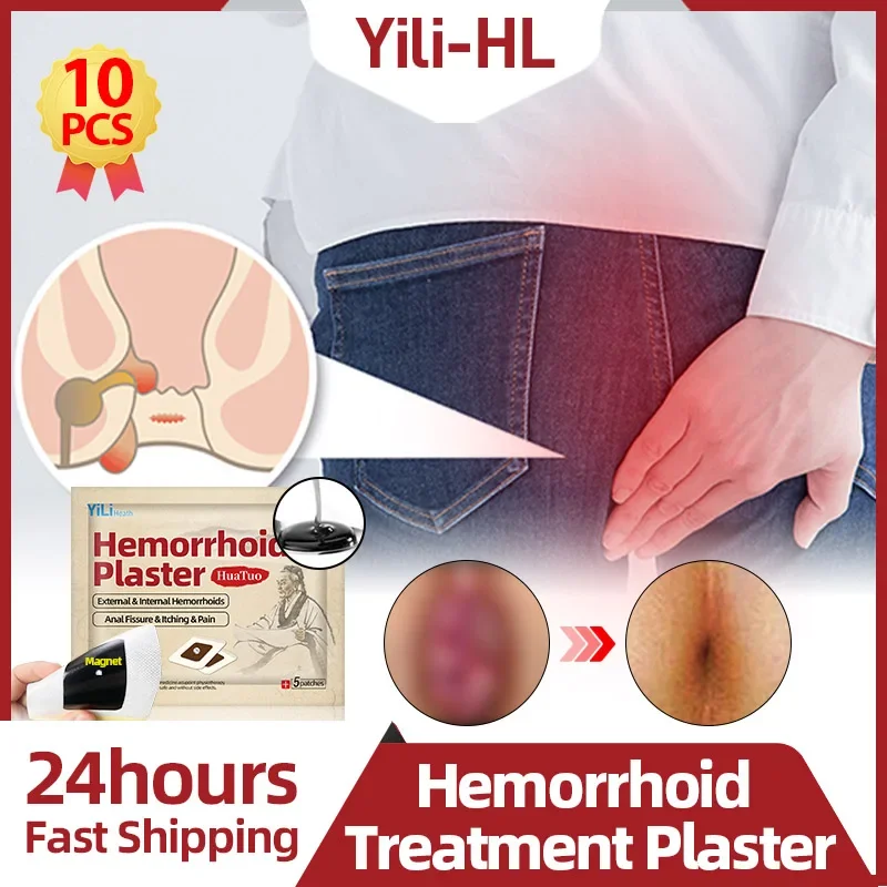 

Hemorrhoids Treatment Patch Intemal External Hemorrhoid Removal Piles Plaster Anal Fissure Pain Swell Bleed Hua Tuo Medicine