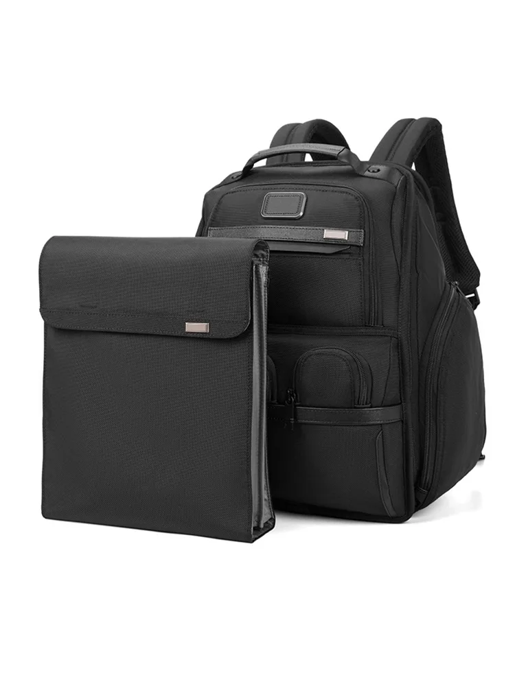 حقيبة ظهر احترافية للرجال - نايلون أسود مقاوم للطقس مع حجرة كمبيوتر محمول 2603173 #4