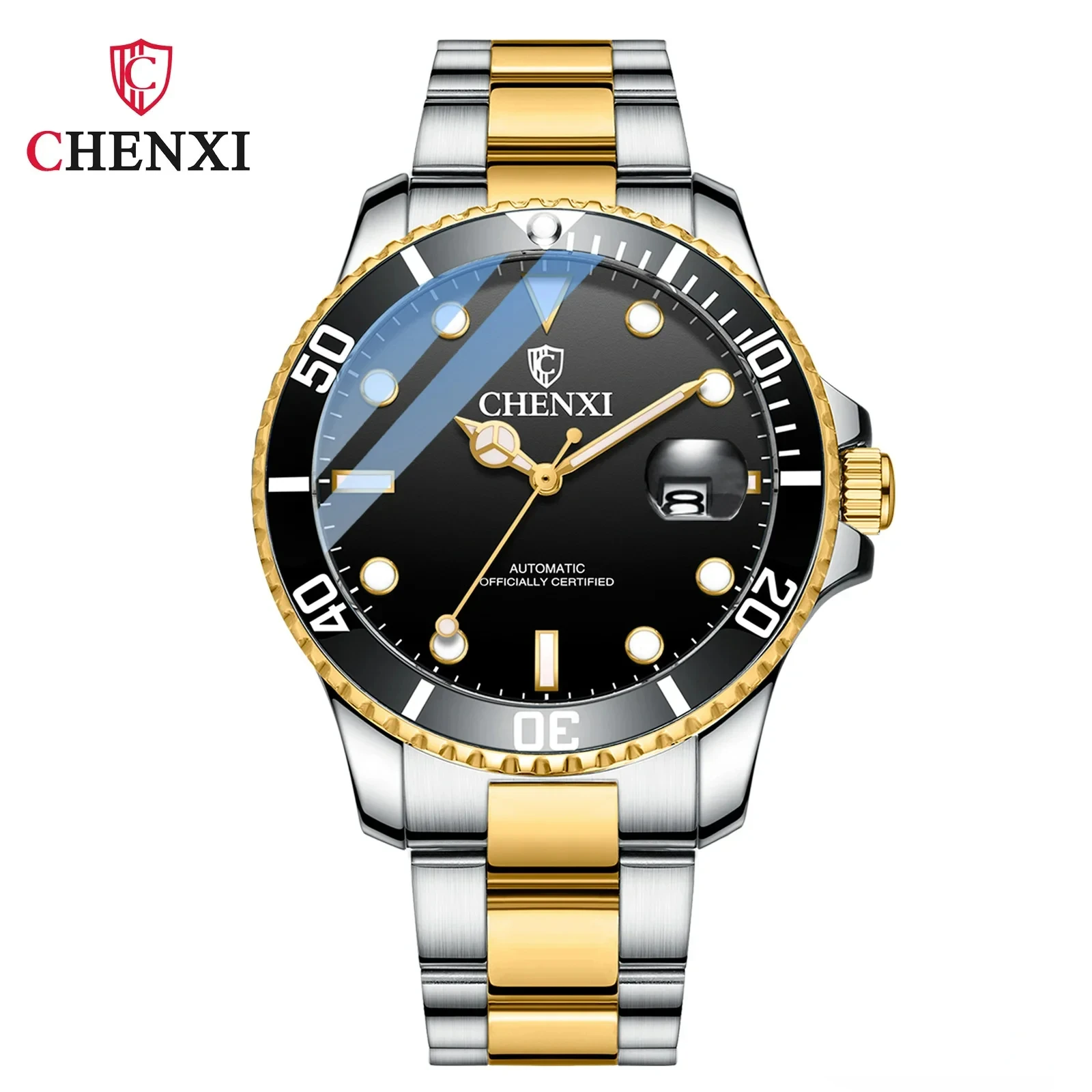 CHENXI 8805A Mechanical Table Man Automatic Automaton Back And Through Hollowed Steel Belt Watch Mainland China New Arrivals