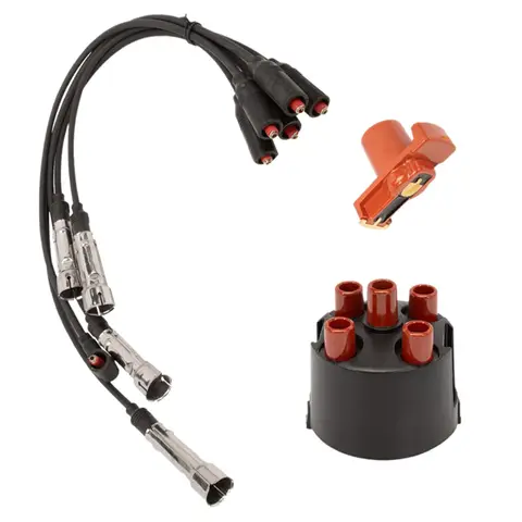 Ignition Coil For VW Jetta Passat Golf Cabrio 1995- 2002 With Distributor Cap 51905207