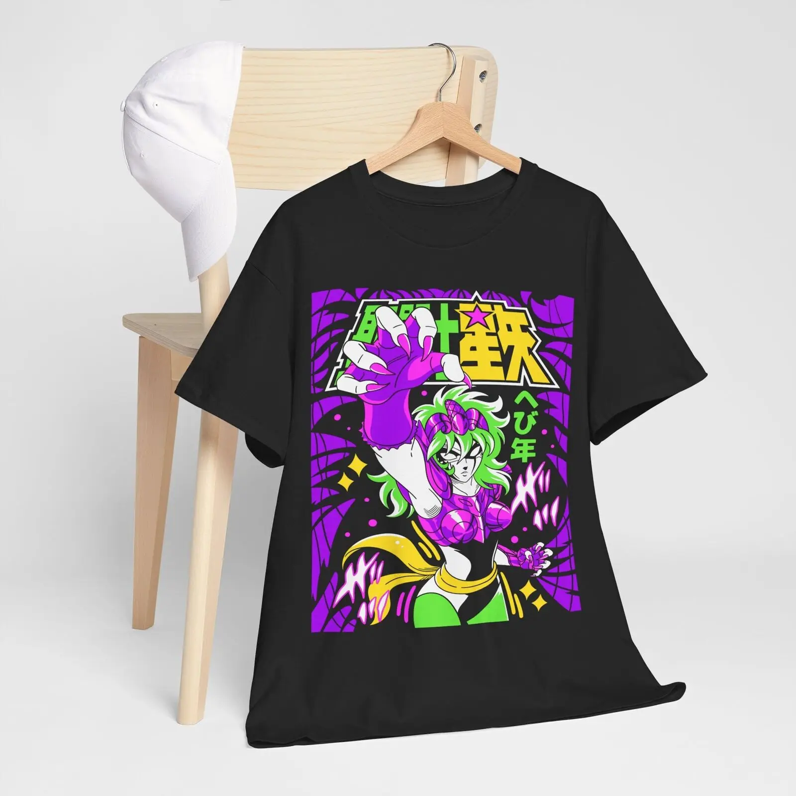 Andromeda Shun T-Shirt saint Seiya,Ikki,Sienna,Nero,Cosmo,Anime Shirt All Size