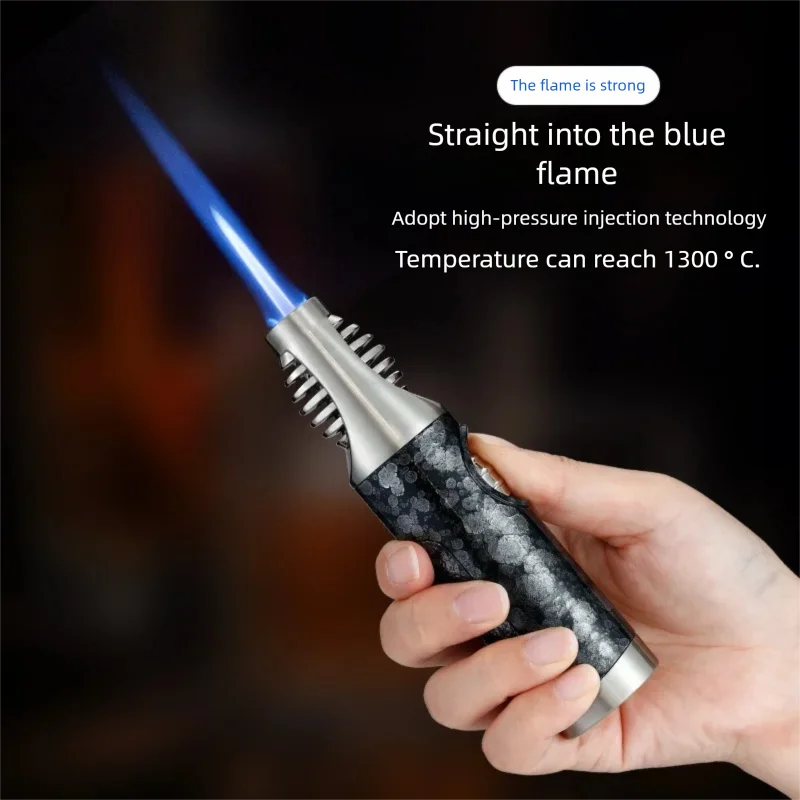 Premium Jet Flame Torch Gun - High Power Blue Fire Windproof Refillable Welding Tool