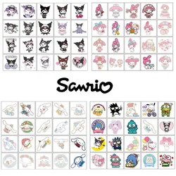 20Pcs/set Sanrio Kuromi Mymelody Tattoo Stickers Hello Kitty Cartoon Tattoo For Kids Birthday Gift Fake Children Art Tattoos Toy