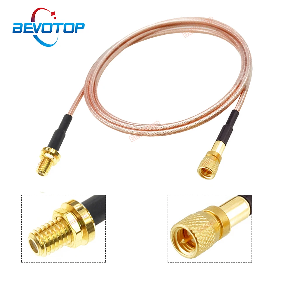 L5 M5 Male to M5 Female RG316 Cable 50 Ohm RF Coaxial Pigtail Jumper for Ultrasonic Flaw Detector Acceleration Sensor