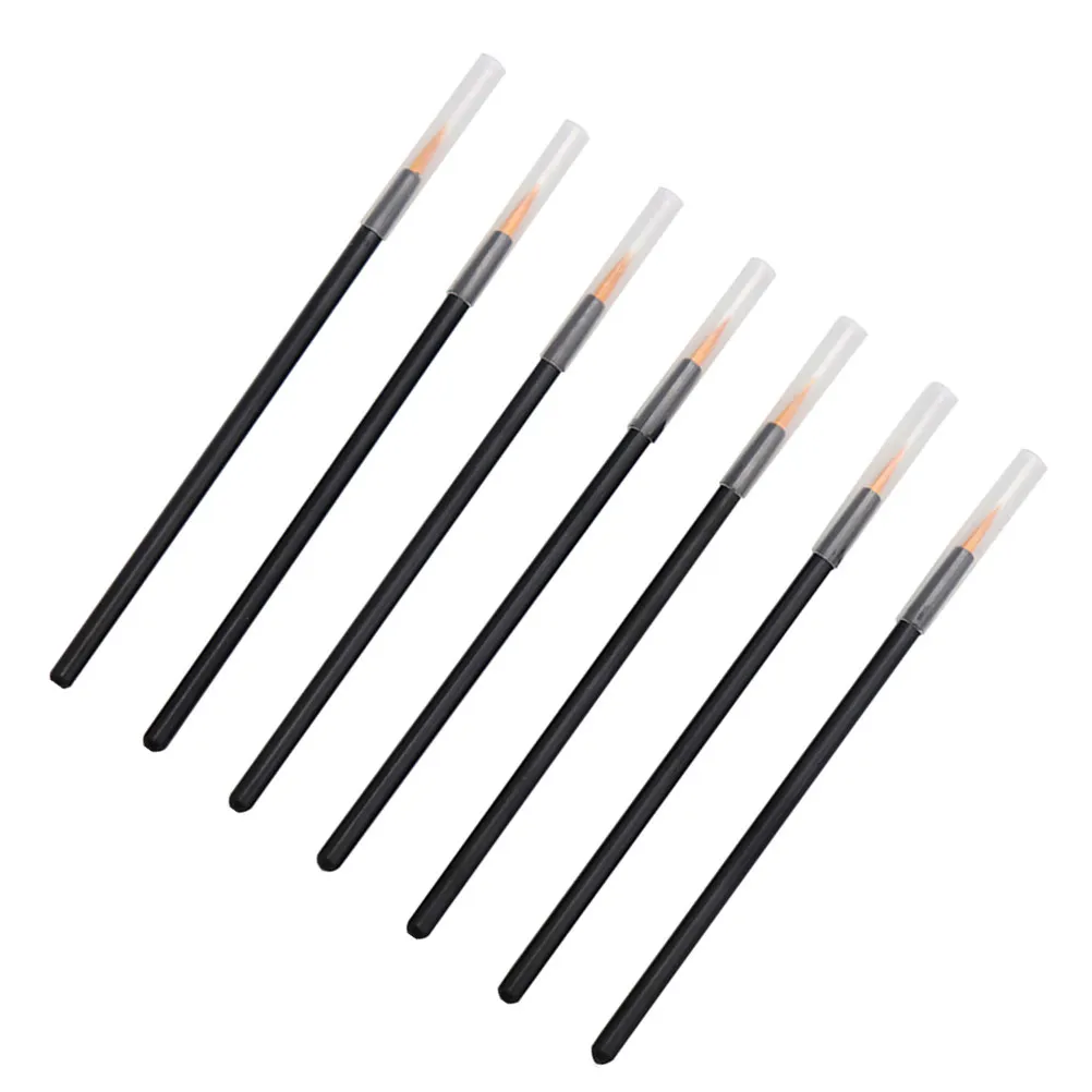 

100Pcs Eyeliner Brushes Slender Handle Fiber Bristles Applicator Eye Makeup Tools Professional Home Use Gift Eyeliner