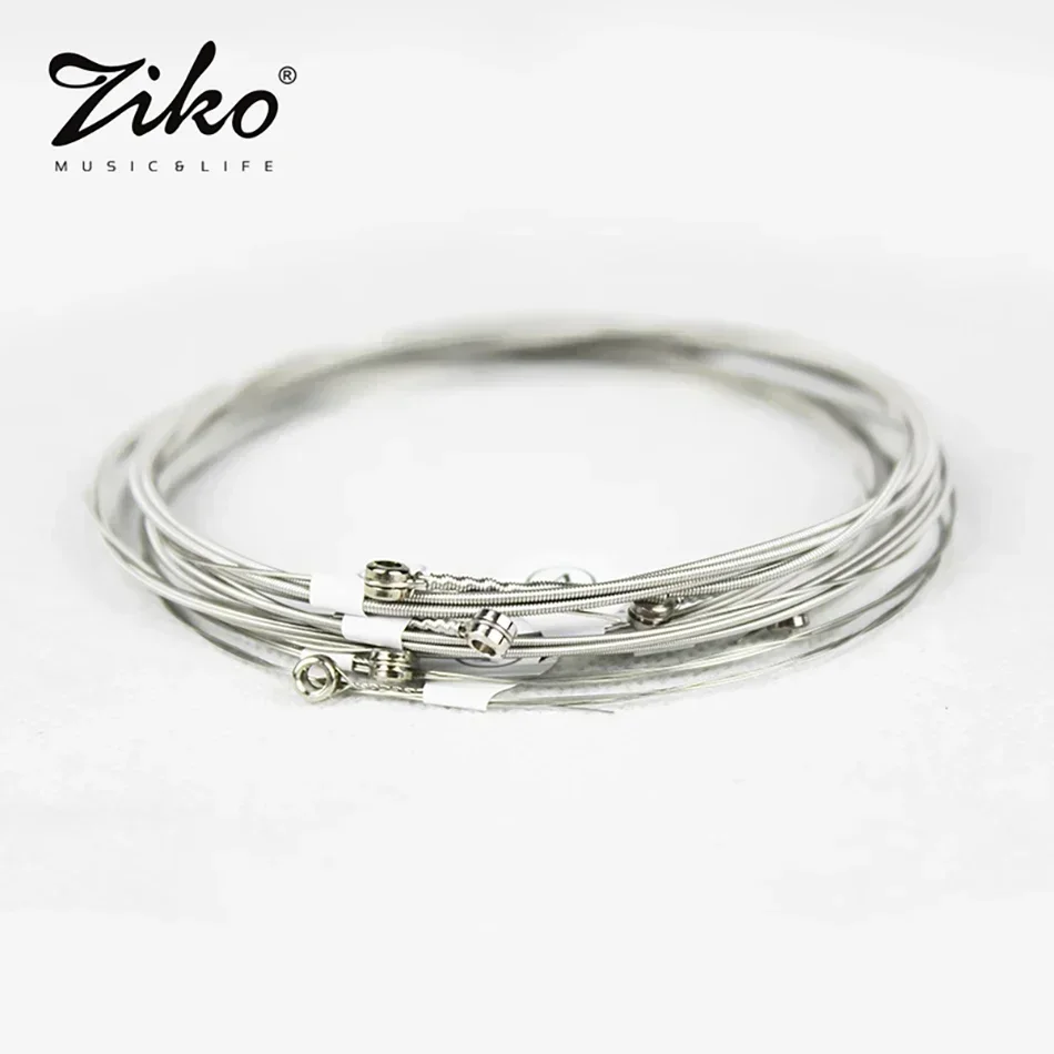 Ziko DN Series 10 Sets Electric Guitar Strings Hexagonal Core Nickel Plated Alloy Winding 009-042/010-046 Strings Wholesales