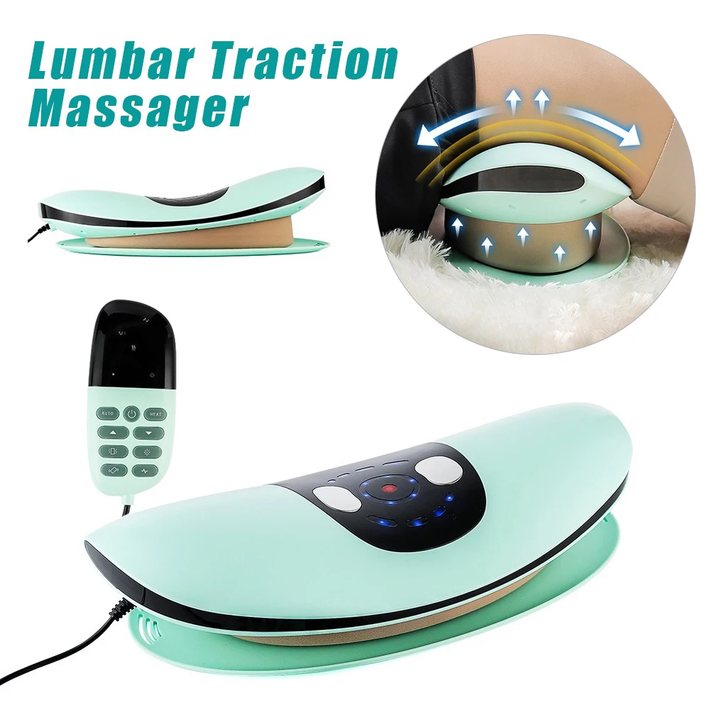 

Adjustable Lumbar Traction Massager with Dynamic Airbag Traction Back Stretcher Waist Spine Support Massage Machine lumbar Healt