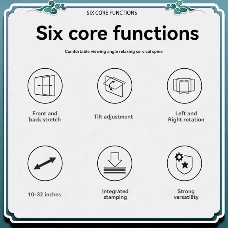 

Простая в использовании подставка для крепления монитора, настенное крепление, подвесная стойка, VESA 100X100 мм и 75X75 мм, поддержка экрана 10-32 дюйма