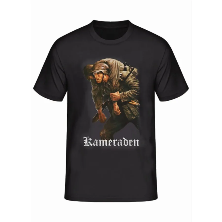 Kameraden T-Shirt Cotton O-Neck Short Sleeve Men\'s T-Shirt New Size S-3XL