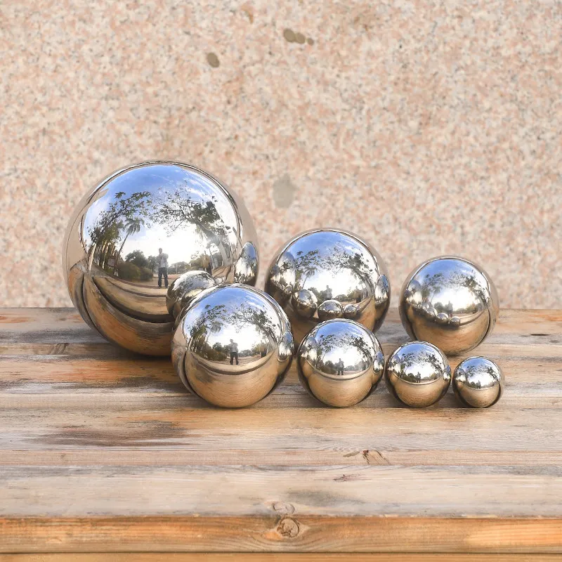 200-1500MM Diameter Polished Stainless Steel AISI304 Hollow Ball Sphere for Outdoor Garden Fountain Decoration Stair Guardrail