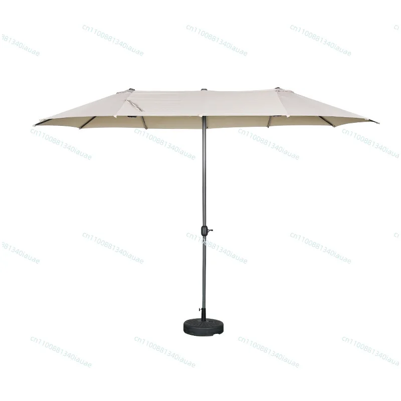 

Garden Large Outdoor Leisure Parasol Courtyard Outdoor Balcony Double Head Beach Waterproof Stall Sun Umbrella