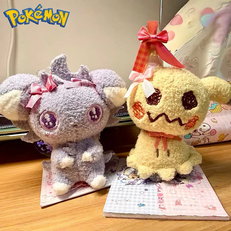 Llavero de peluche Pokémon: Jigglypuff, Teddiursa, Mimikyu, Mawile - Colgante suave y adorable para bolsos, ideal para colección de fans del anime y decoración.