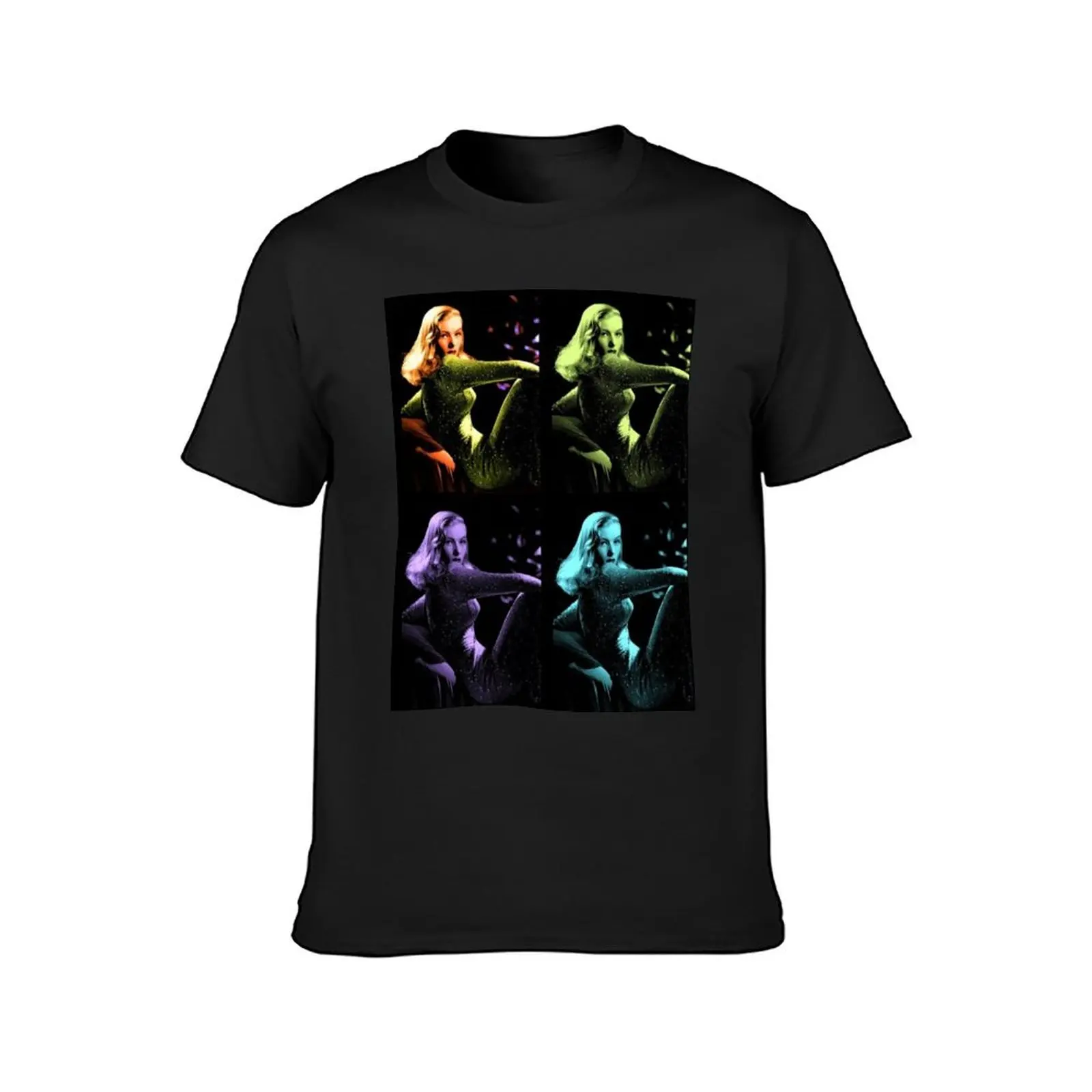 Veronica Lake #2 - Pop-Art by Jéanpaul Ferro T-Shirt summer clothes plus size tops men graphic t shirts