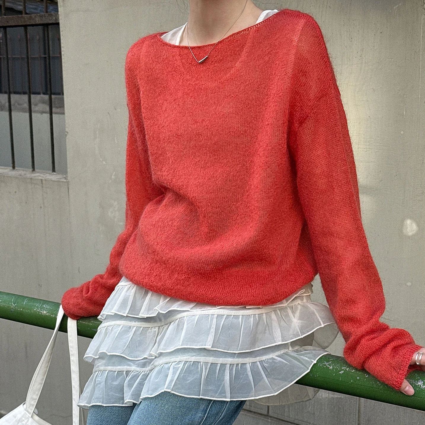 

Women Knitted Pullovers Sweaters Solid Jumpers Slash Neck Long Sleeves Slight Strech Loose Fit Casual Office Lady 2026 Autumn