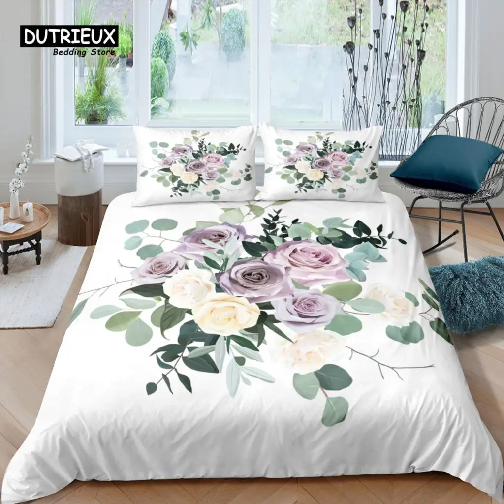 

Home Living Luxury 3D Sage Green Bedding Set Duvet Cover Set Pillowcase Kids Bedding Set Queen and King EU/US/AU/UK Size