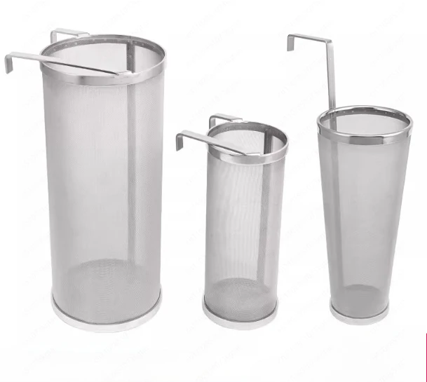 Household stainless steel brewing filter bucket Hop malt boiling filter bucket