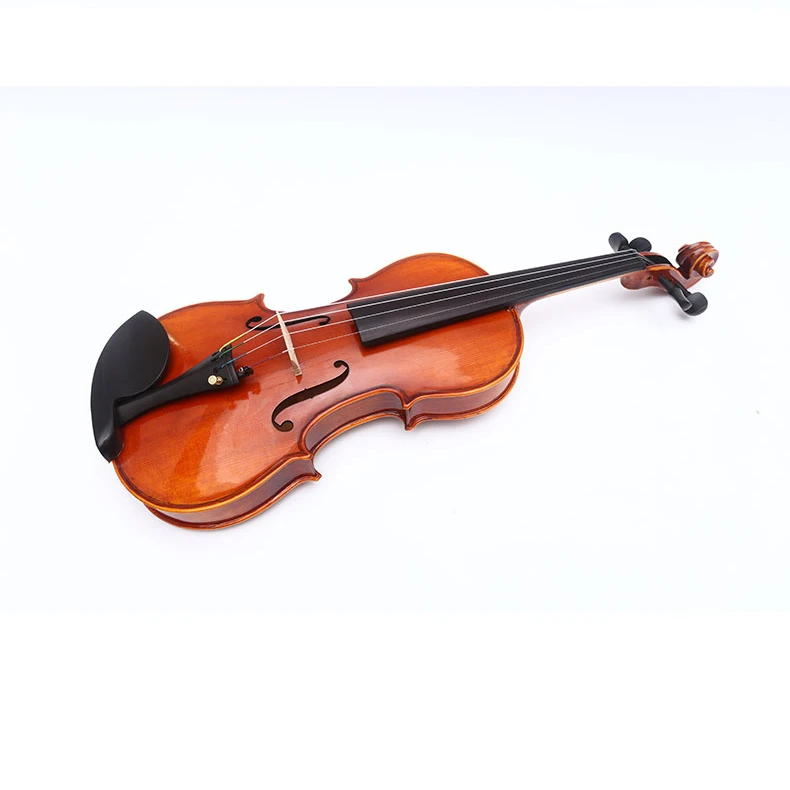 Nice professional handmade ebony fittings and fingerboard ,carbon fiber tailpiece student violin