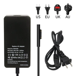 1pc 15V 4A 65W Charger For Microsoft surface book pro3 pro4 pro 5 pro 6 pro7 power adapter USB Port 5V 1A charger fast charge