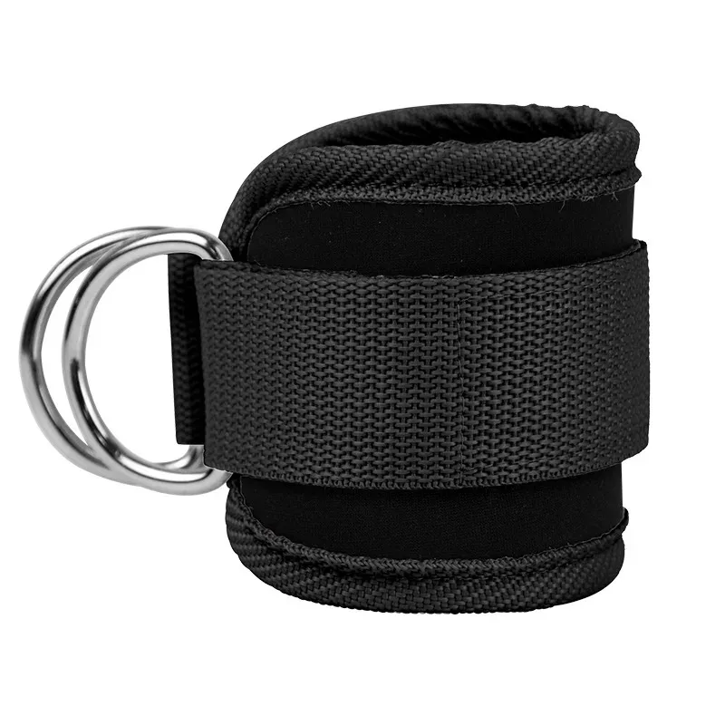 Verstelbare enkelbandjes Manchetten met D-ring voor kabelmachine Fitness Glute Kickback Gym Voet Beentraining Brace Ondersteuning