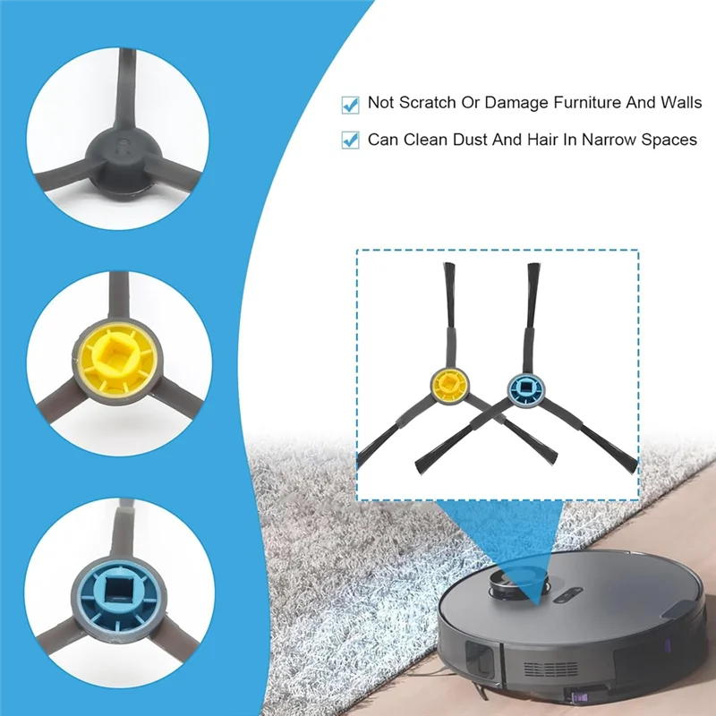 EAS-Per Eureka E10S Nere10s, Per Midea M9, Per Obode A8 A8 Plus Robot Aspirapolvere Accessori Spazzola Laterale Principale Filtri