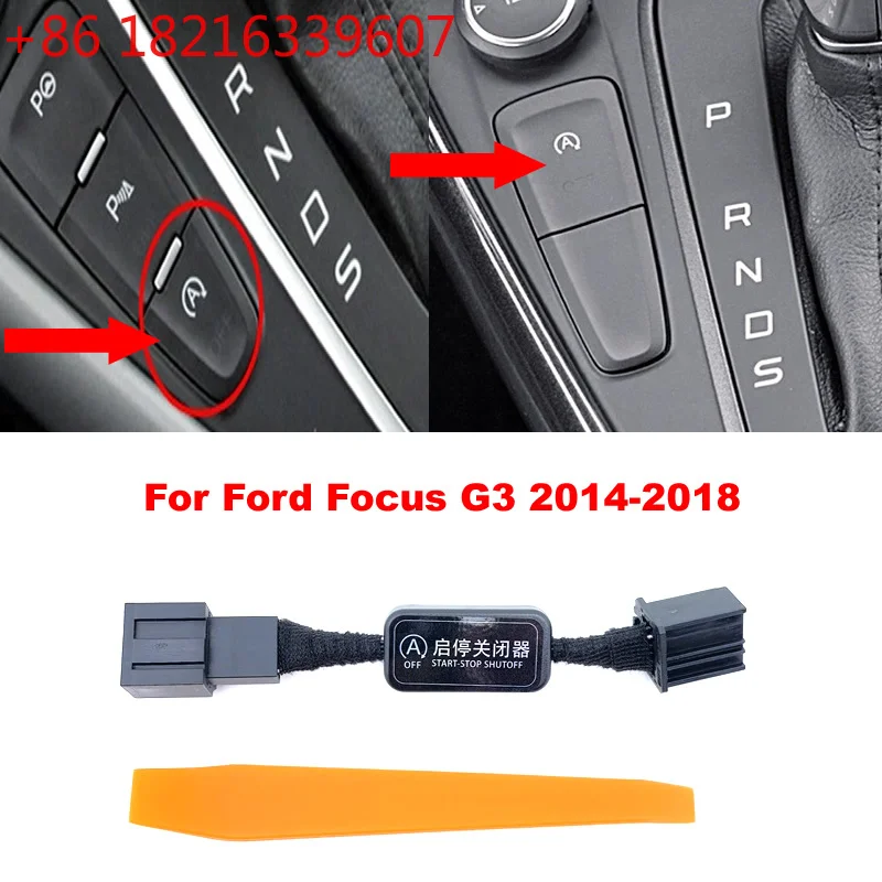 TAO For Ford Focus MK4  KUGA MK3 Escape Puma Fiesta Mk8 2014-23 Car Automatic Stop Start System Off Closer Canceller Device Cont