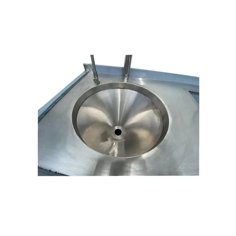 for Customized high quality 316 304 stainless steel deep flushing tank hospital surgical medical hopper sewage lock tank