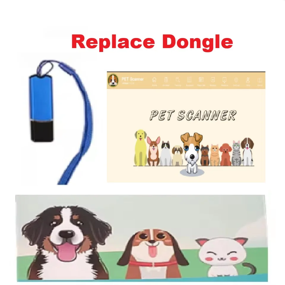 Dongle Key Replacement for PET Scanner Tester for DOG and CAT Bioscan Pet Analyzer Free Shipping