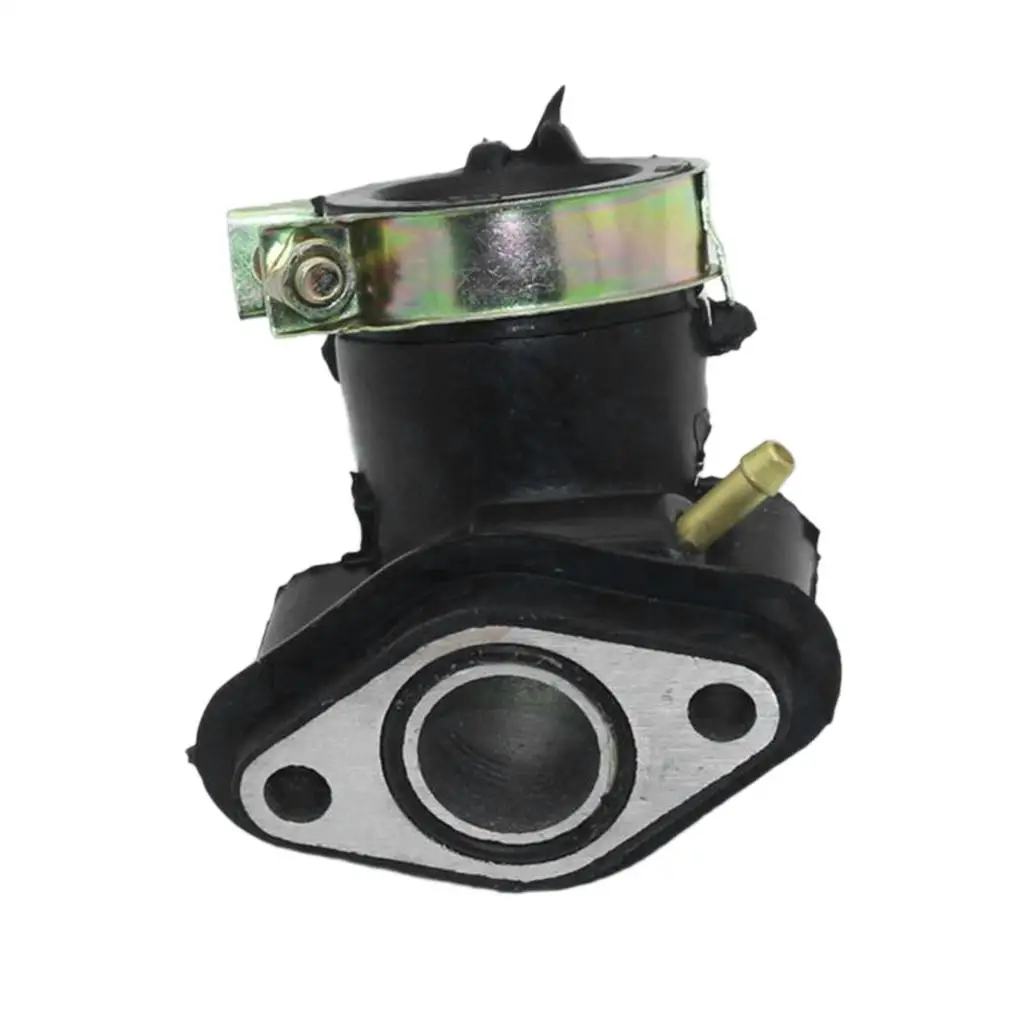 Intake Manifold Connector Rubber Carburetor Boot 90 Degree Air Pipe for QMB139 GY6 Sunl Scooter