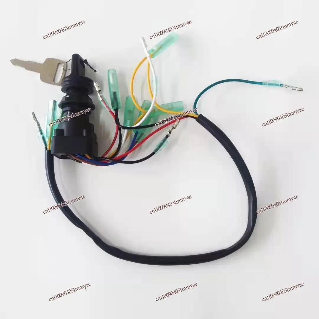 Speedboat Front Operation Remote Control Box Electric Door Lock Start Key Assembly Switch