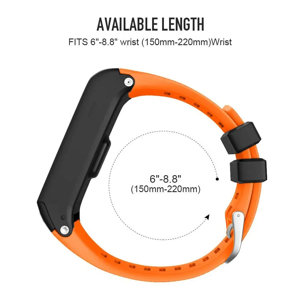 Silicone Watch Strap For Garmin vivoactive HR Wristband Bracelet Smartwatch Soft Replacement Band Accessories With Tool