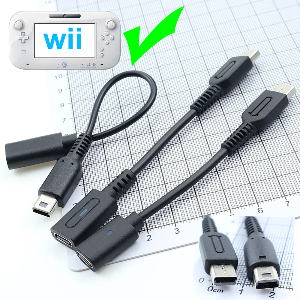 For Wii U Console Gaming Controller Power Supply Wire Type C Game Console Cord For Nintendo Wii U Cable USB C Charging Cable