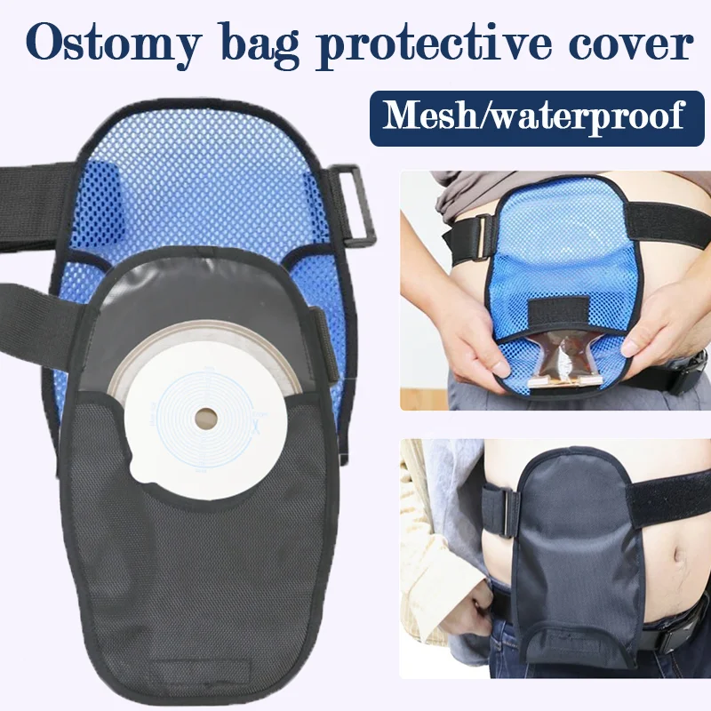 Ostomy Bag Covers Stoma Bag Holder Waterproof Adjustable Colostomy Support Belt Urinary Hanging Bag Cover