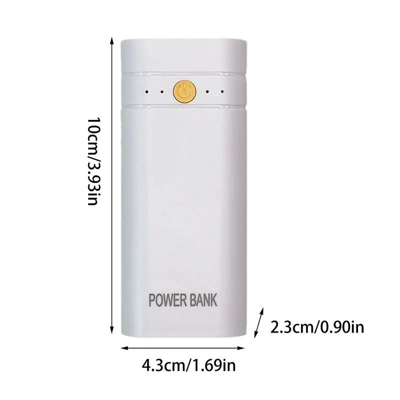 Mobile Charging Bank Case Nesting Design USB Power Bank Case Portable Phone Battery Charging cover Power Bank Accessories