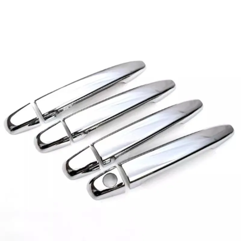 Chrome Car Exterior Door Handle Bowl Sticker Cover For Toyota Alphard 10 Series 2002 2003 2004 2005 2006 2007 2008