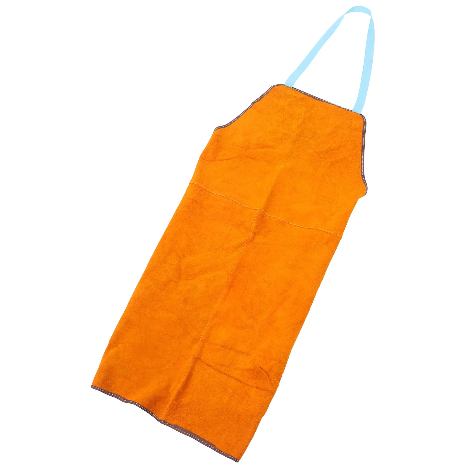 

1Pcs Cowhide Welding Apron Heavy Duty Heat Resistant Fireproof Protective Work Apron for Welders Carpenters Blacksmiths