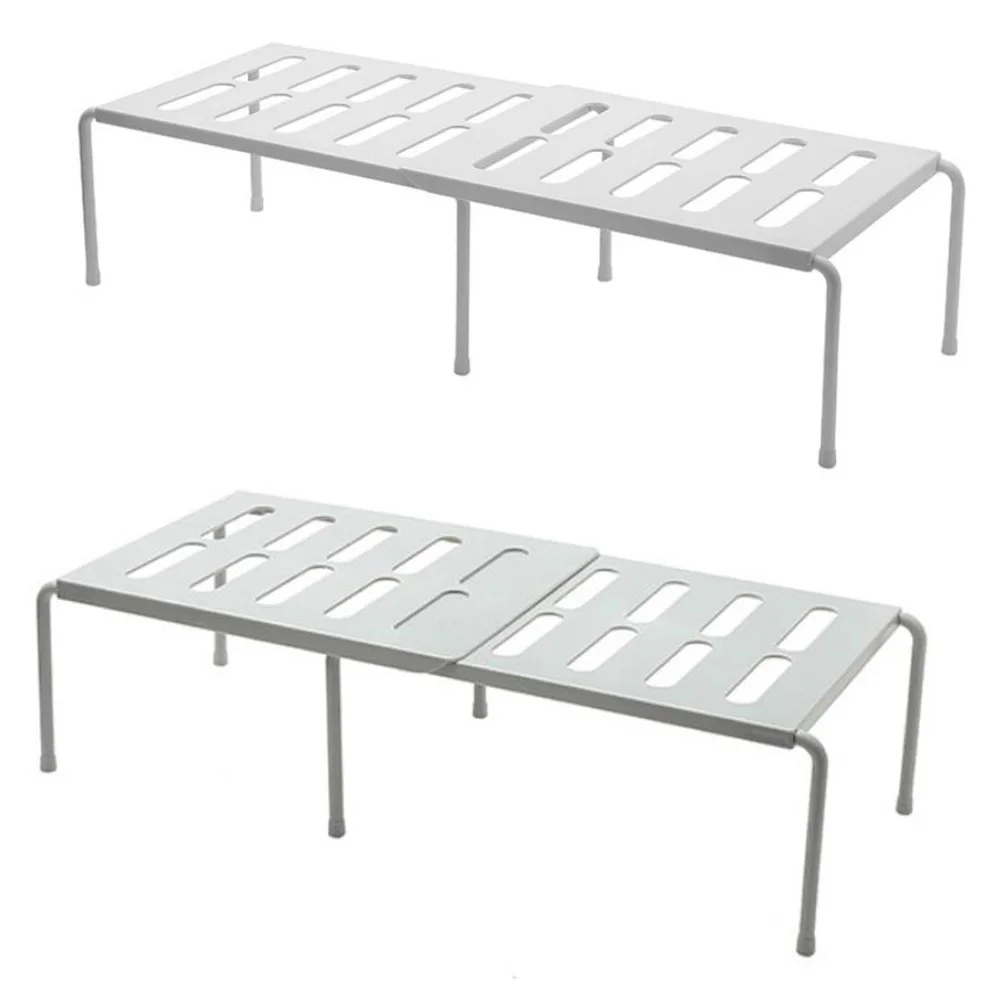 

2pcs Shoe Rack Storage Layered Shelf for Shoes Kitchen Cabinet Shelves Pot Save Space Plastic Organized Home