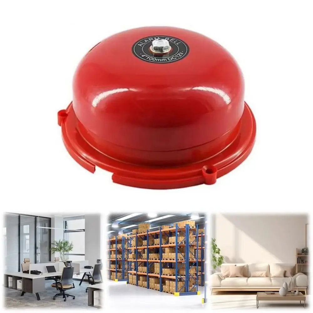 Waterproof Point Fire Alarm AC 220V Metal Internal Strike Alarm Bell Internal Strike Type Electric Bell Fire Alarm Bell