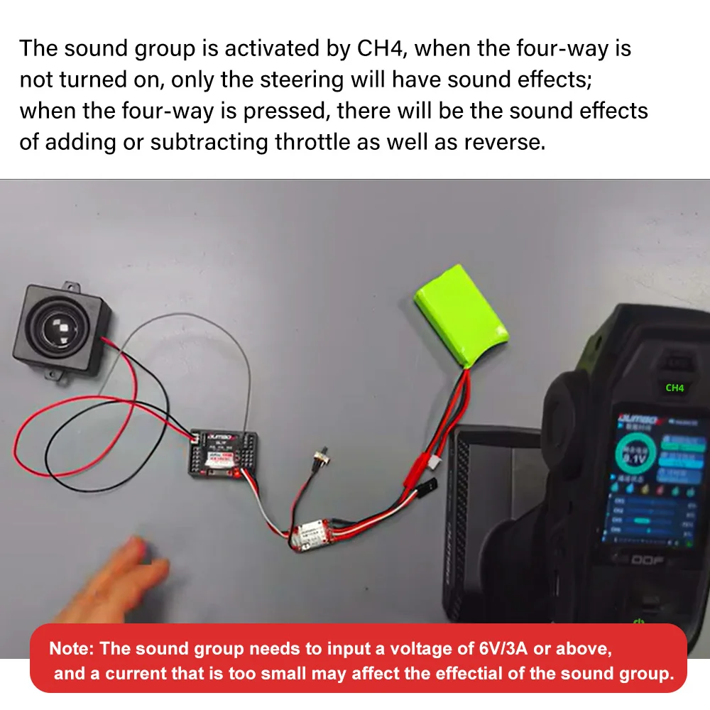 

DumboRC 2.4GHz SL7F Receiver with Gyro BEC 6V/3A for All DumboRC Transmitter