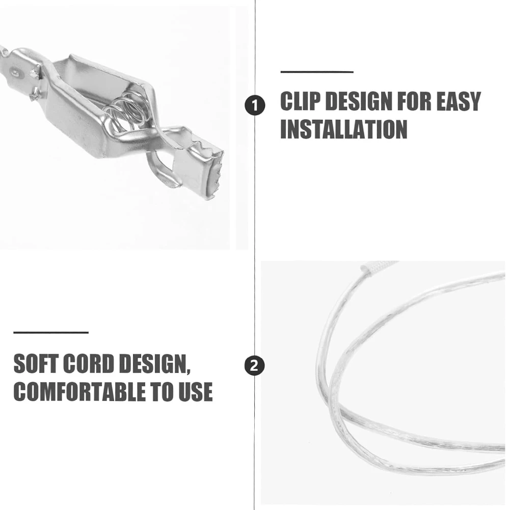احباط مشبك للرأس خط الفولاذ المقاوم للصدأ قناع المبارزة حامل سلك المهنية قناع المبارزة موصل مقاطع كابلات معدات المبارزة #4