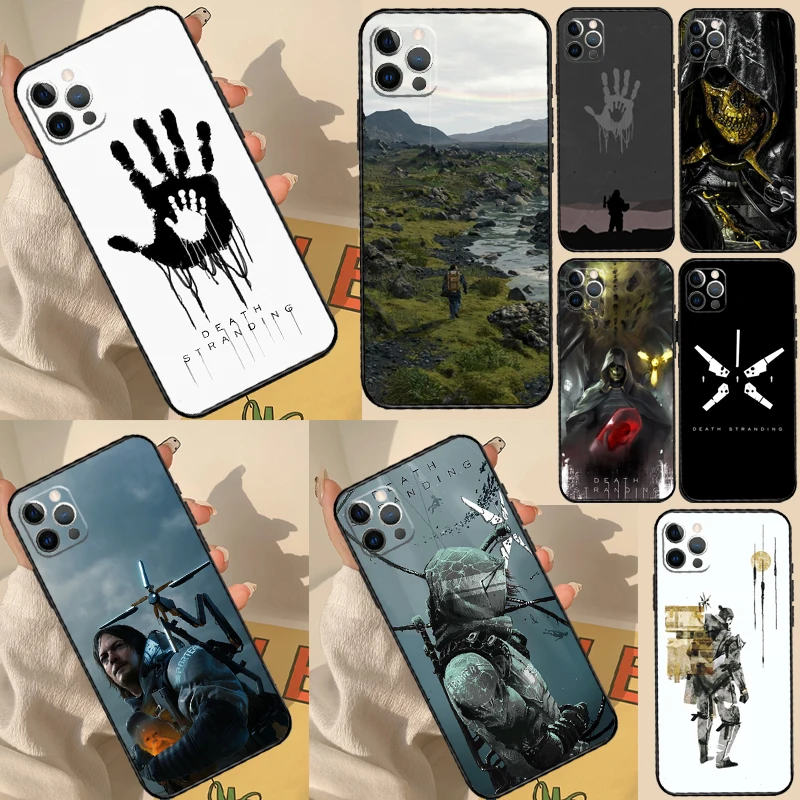 Game Death Stranding Case For iPhone 11 12 13 14 15 Pro Max Cover For iPhone 13 12 Mini XR X XS Max 7 8 Plus SE 2020