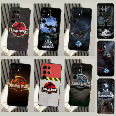 Jurassic Park Dinosaur World For Samsung Galaxy S20 FE S21 FE S22 S23 Ultra S8 S9 S10 Plus Note 20 Ultra Phone Case