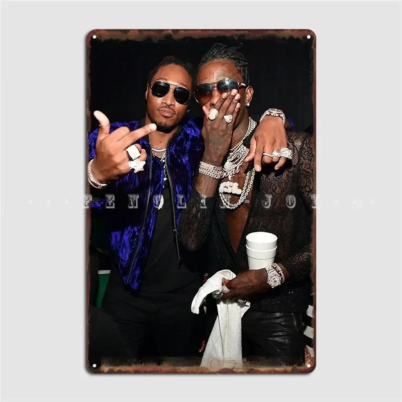 Future Thugger Metal Sign Cinema Garage Home Printing Painting Décor Tin Sign Poster