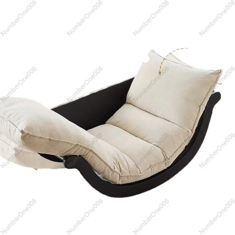 Banana Boat Home Rocking Chair Multifunctional Lazy Sofa Solid Wood