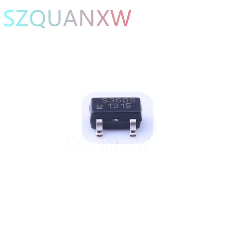 10pcs/lot SS360ST Bipolar Latching Hall Effect Magnetic Sensor Mark:S360S SMD SOT23